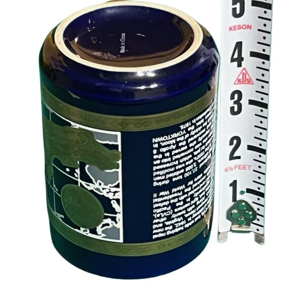 USS YORKTOWN CV-10 Navy Patriots Point, South Carolina Blue and 3-D Gold Coffee - Picture 4 of 6